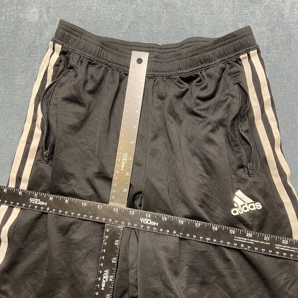 Adidas Primeblue Aeroready Basketball Shorts Mens Medium Black Striped Athletic